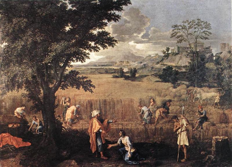 Nicolas Poussin Summer(Ruth and Boaz) China oil painting art